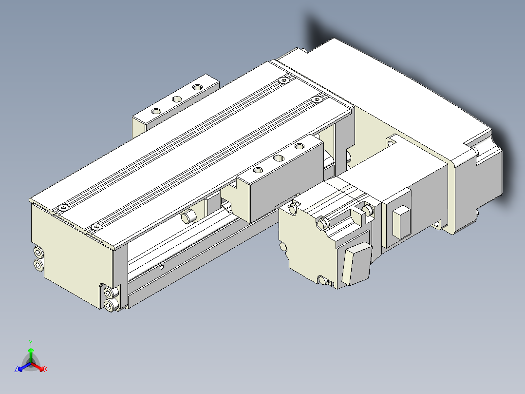 钢基模组-TPA-KNR-6005C-150A1-MR-H1S0正等轴测图