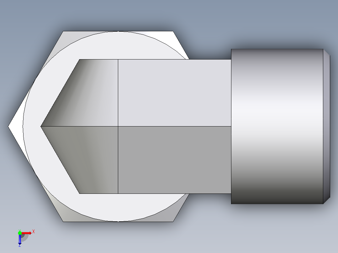 卡套式工业通用硬管接头EO_Swivel_nut_elbow_EW14SOMDCF俯视图
