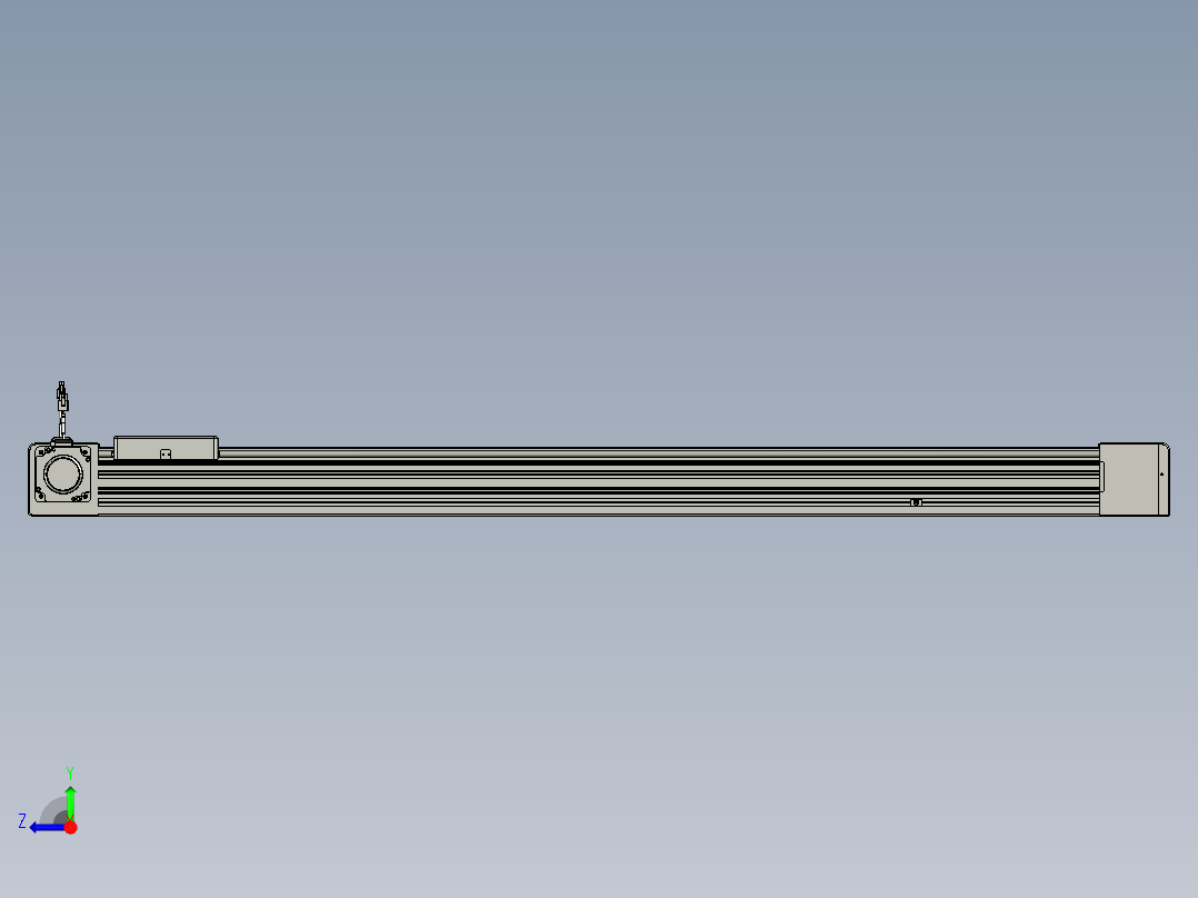 威洛博直线电机模组EB8-L200-S1250-L-P75-MS3右视图