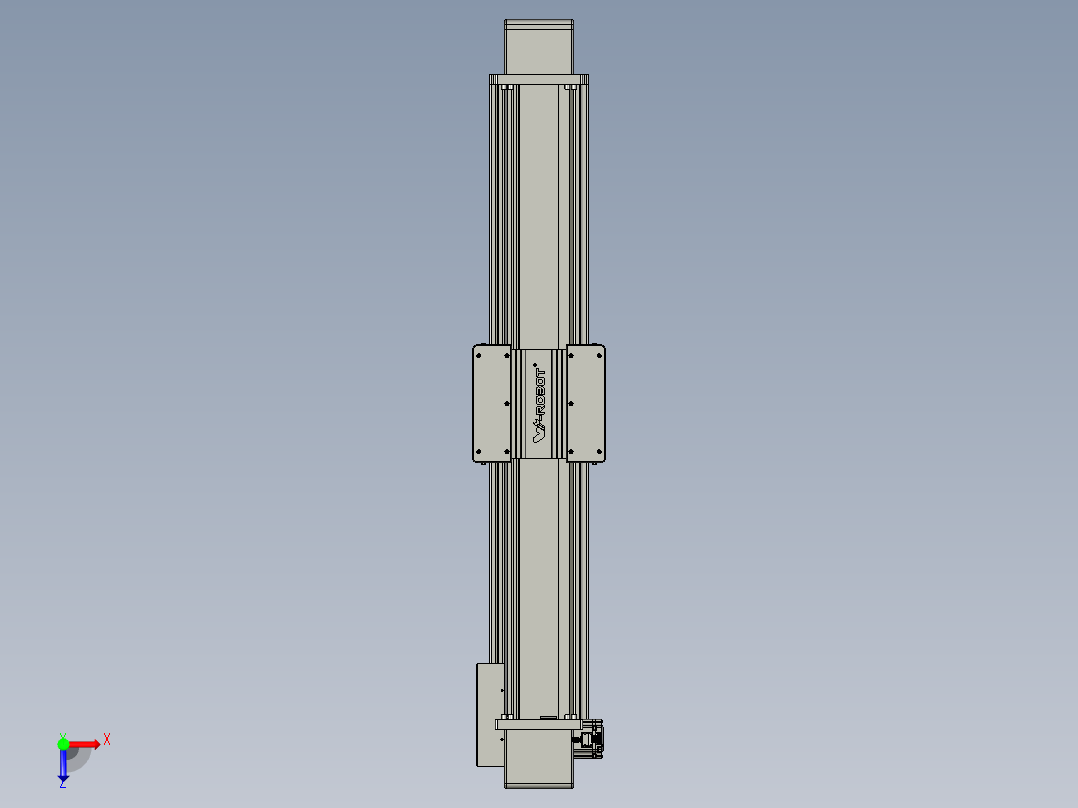 威洛博直线电机模组EB20-L224-S1000-BR-ZP75-MS3-5K俯视图