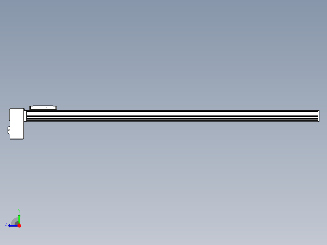 同步带全封闭直线模组TPA-HCB-105D-90-L1200-RP-Y-P20-N3右视图