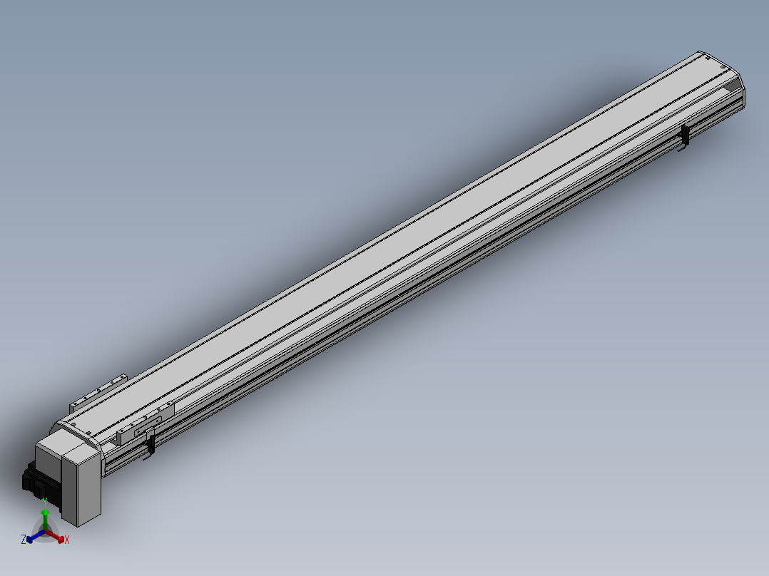 精密模组MT140-L110-1400-RD-M40-C4正等轴测图