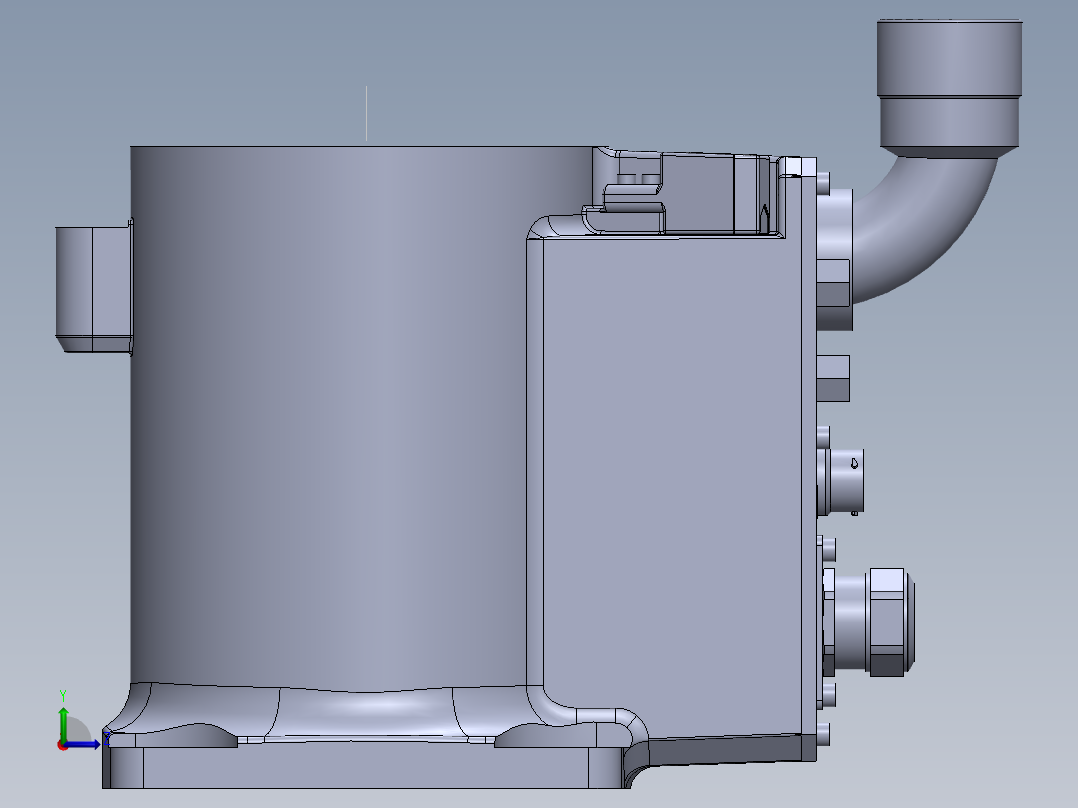 ABB全系列机器人3-3D模型 (15)左视图