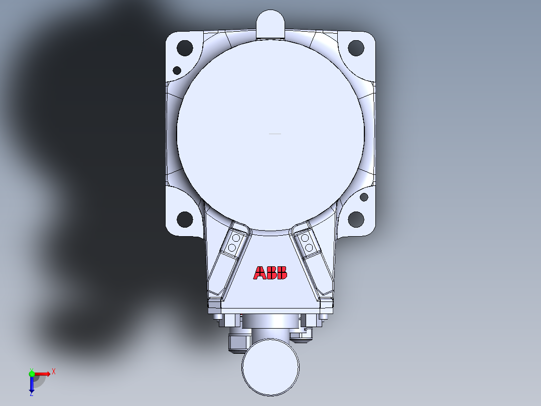 ABB全系列机器人3-3D模型 (15)俯视图