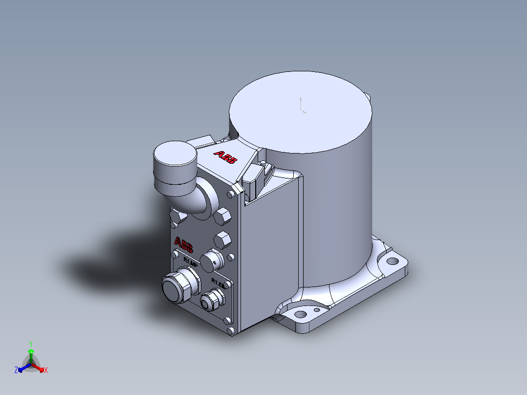 ABB全系列机器人3-3D模型 (15)正等轴测图