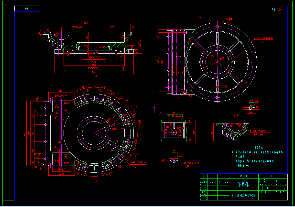 CWS400蜗轮蜗杆减速机图纸=====J5==15元