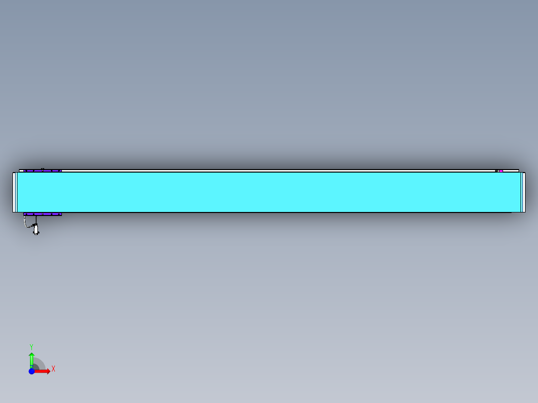 威洛博VL系列直线电机模组-VL22H3-S2500前视图