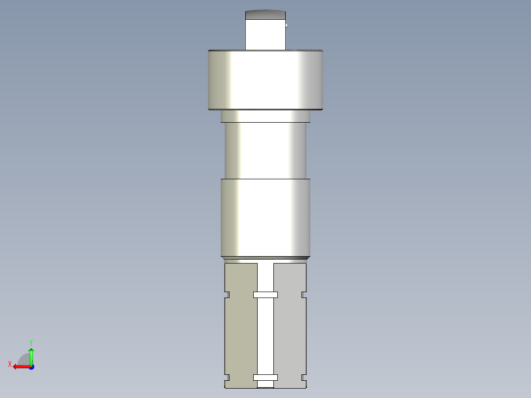 管道手动球阀-水管开关阀-手动阀门User Library-md52c150dn65-1_MD52DN65.SP后视图