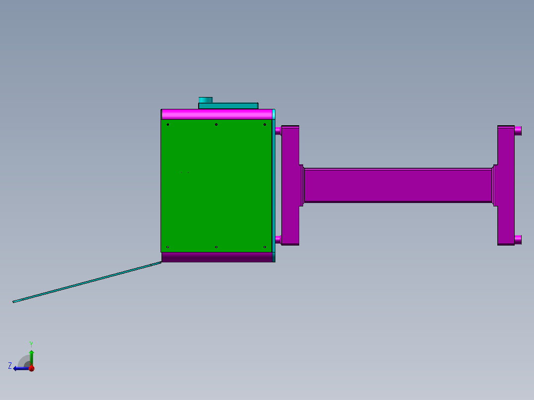 振动盘螺丝进给右视图