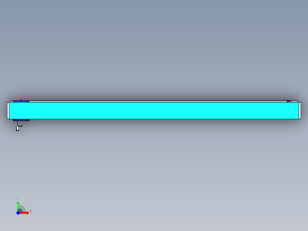 威洛博VL系列直线电机模组-VL17E2-S2700前视图