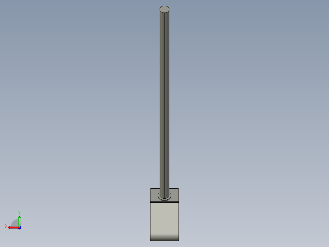 基恩士PZ-V11_31_kc图纸模型后视图