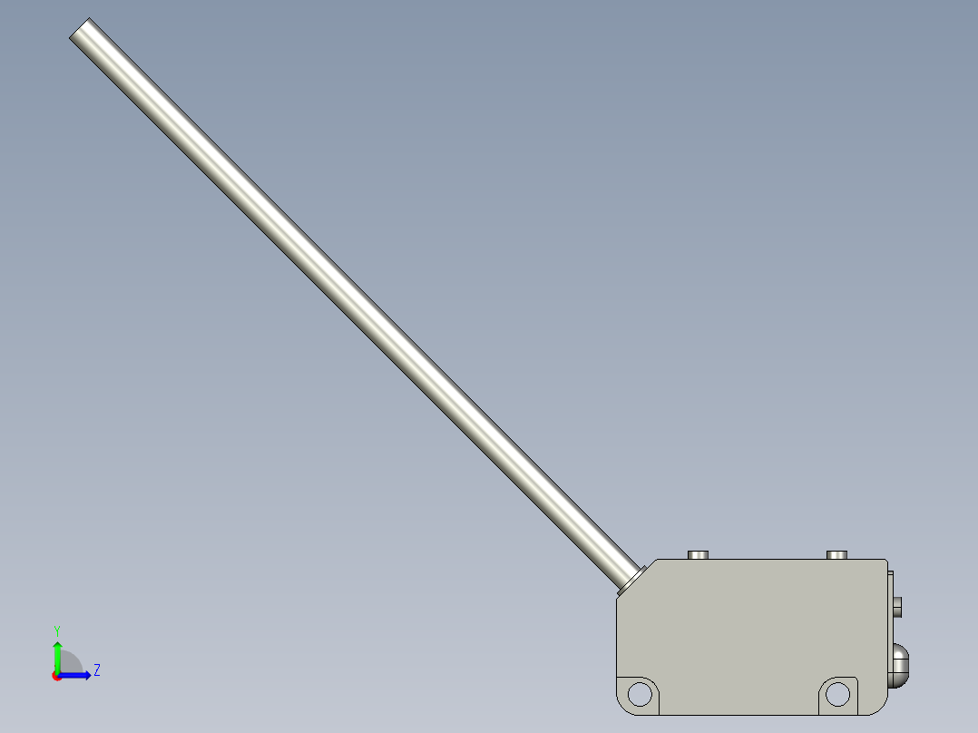 基恩士PZ-V11_31_kc图纸模型左视图