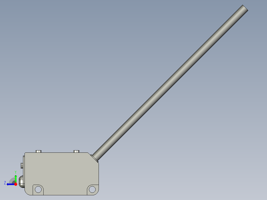 基恩士PZ-V11_31_kc图纸模型右视图