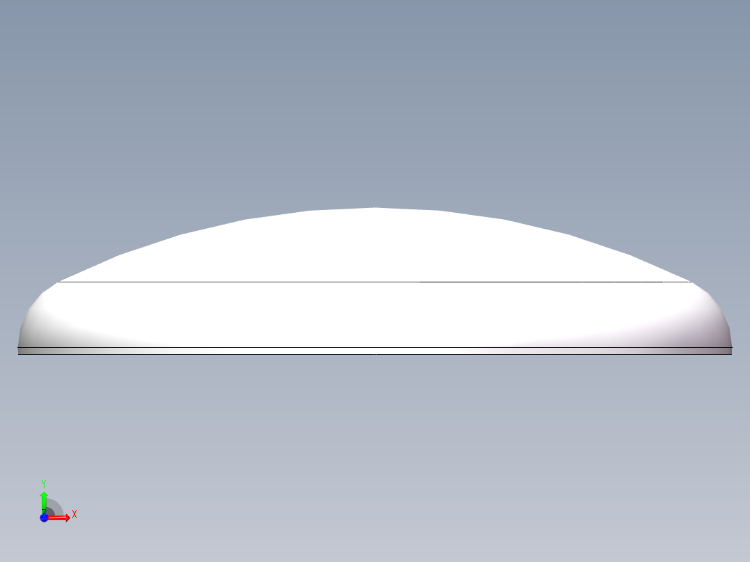 THA碟形封头DN4000前视图