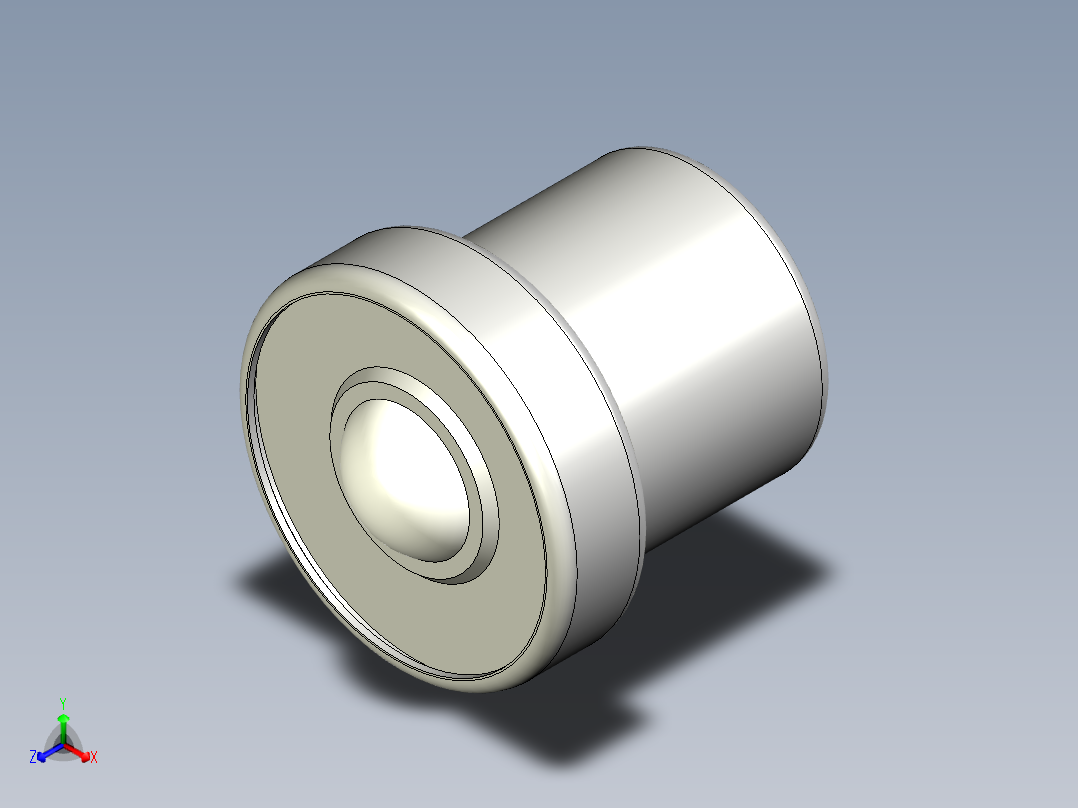 彈簧式萬向滾珠02(A)-3D多系列多零件图纸模型