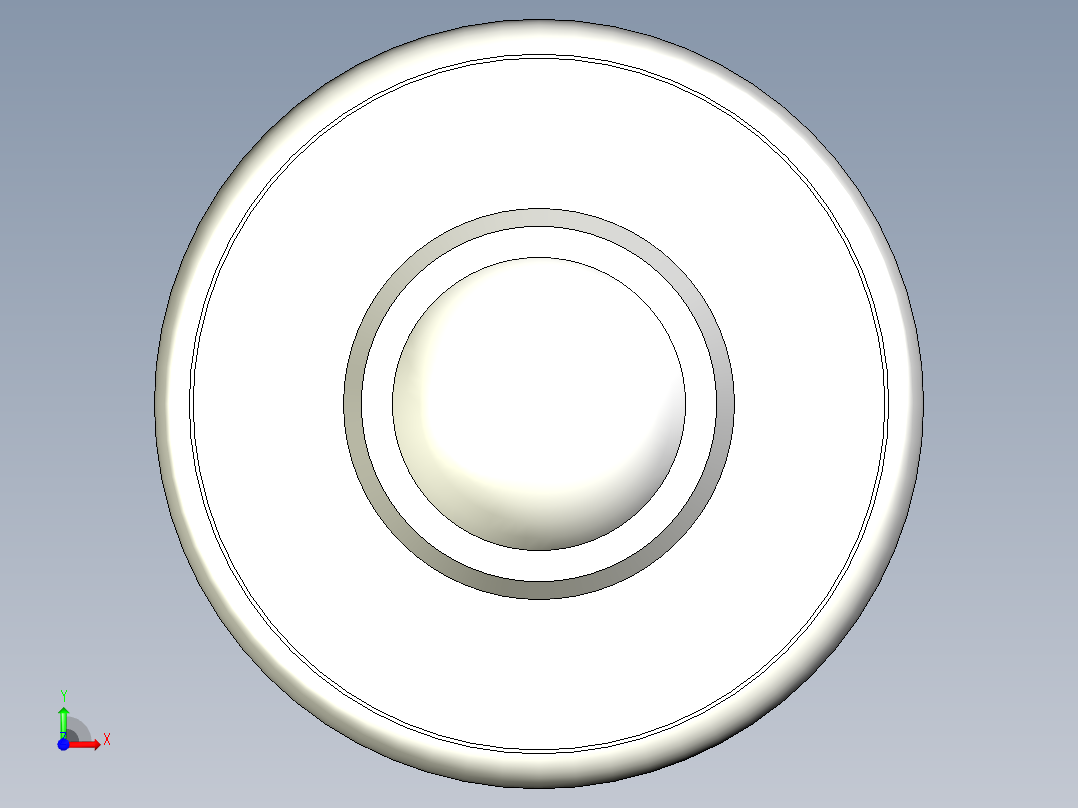 彈簧式萬向滾珠02(A)-3D多系列多零件图纸模型前视图