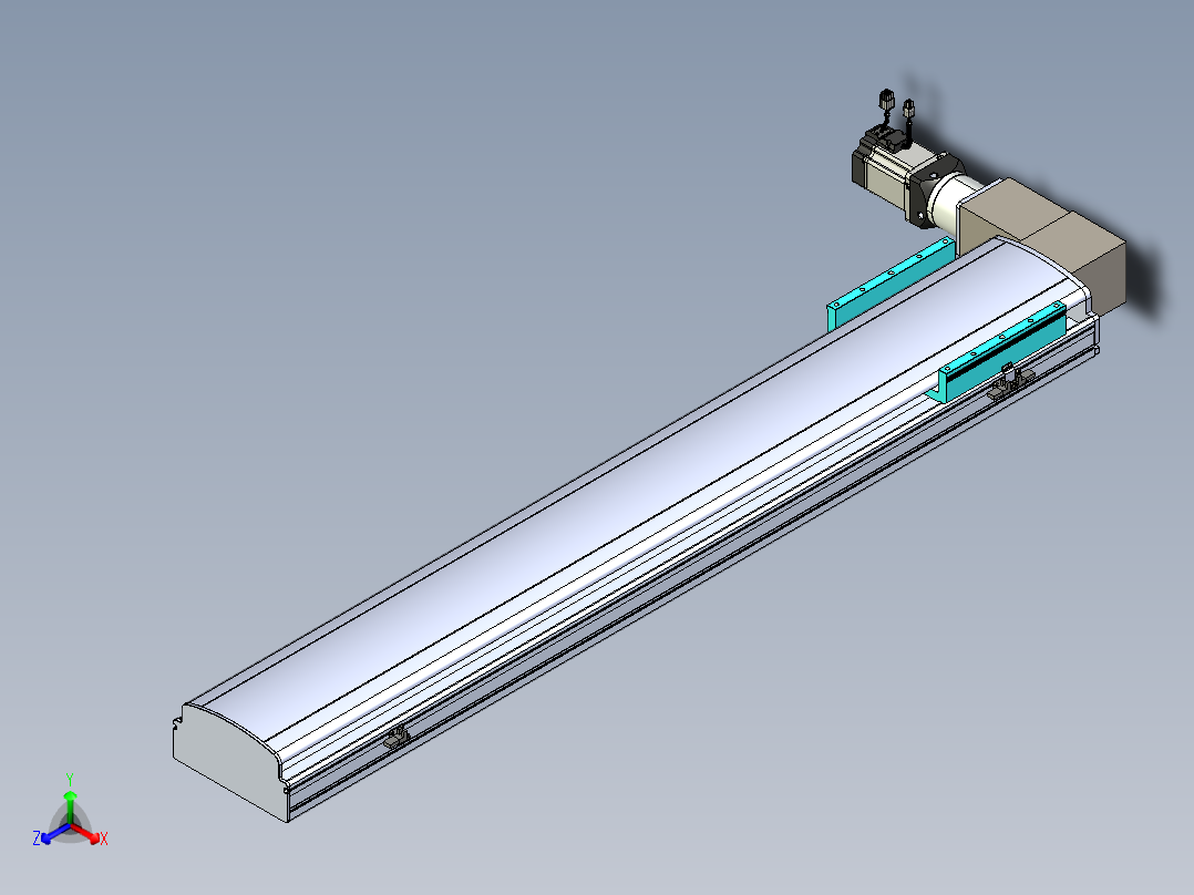 同步带滑台-半封闭B22-L100-C-S1150-L-P75-D3-N5