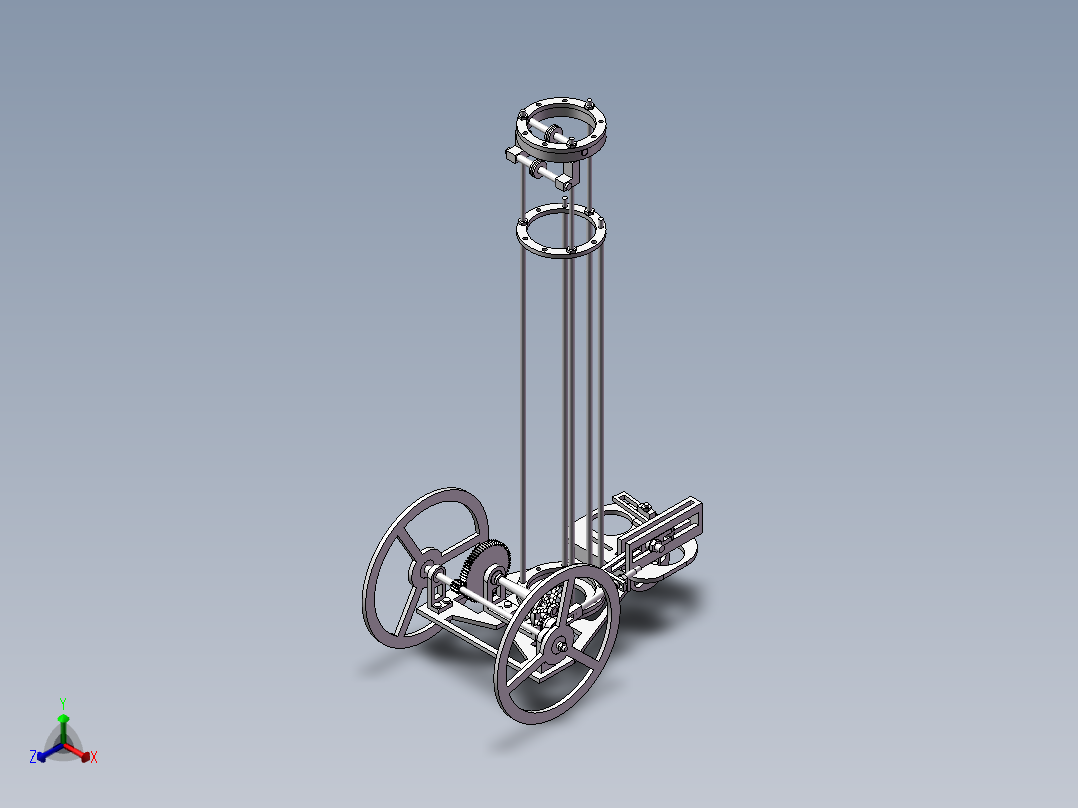 工程训练大赛 <span style='color: red'>一等奖</span><span style='color: red'>作品</span> S<span style='color: red'>无</span><span style='color: red'>碳</span><span style='color: red'>小车</span> 含运动仿真 机械设计参考
