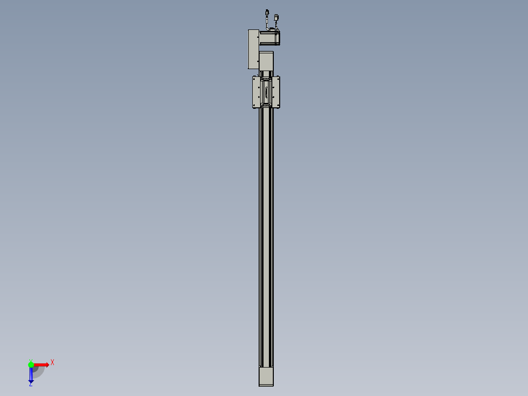 威洛博直线电机模组EB6-L70-S1050-BL-P40-MS3俯视图