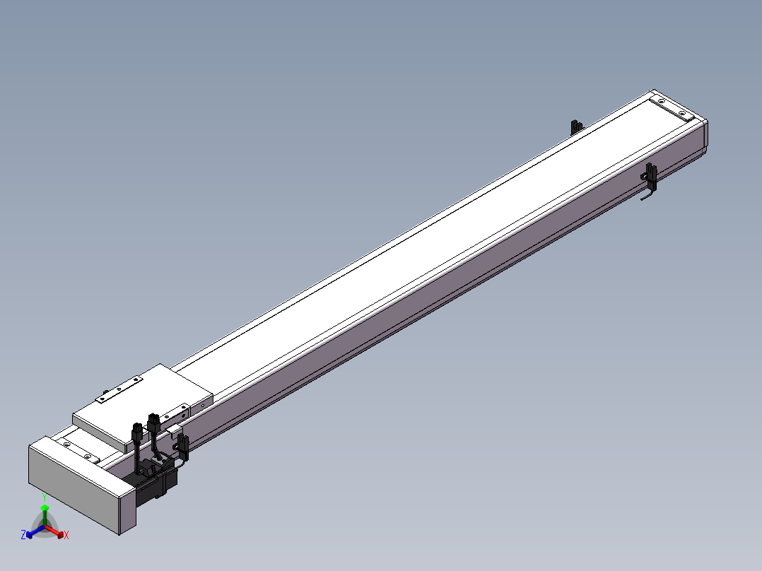 精密模组MC100-L05-900-BL-M10-C4正等轴测图
