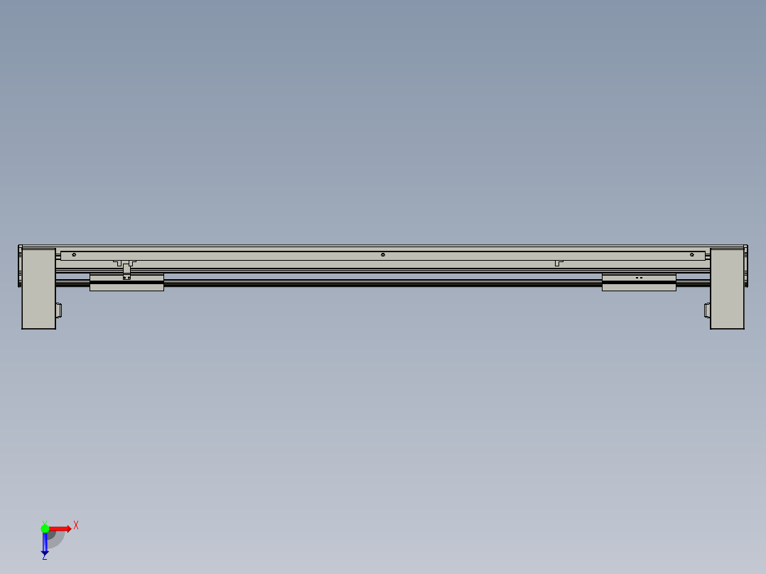 威洛博双电机滑台-VBF14S2-L50-S800-BU-P40-C6俯视图