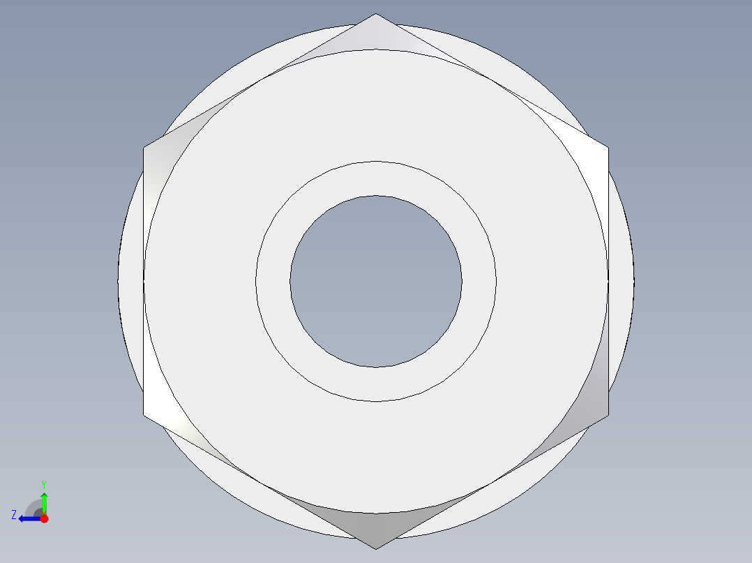 卡套式工业通用硬管接头EO_Weld_bulkhead_fitting_ESV14S右视图