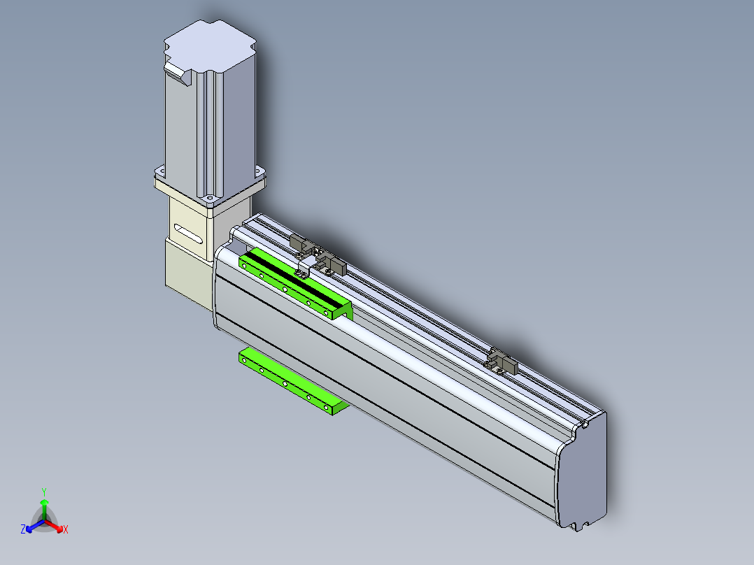 同步带滑台-半封闭B13-L90-S250-R-Z86-D3