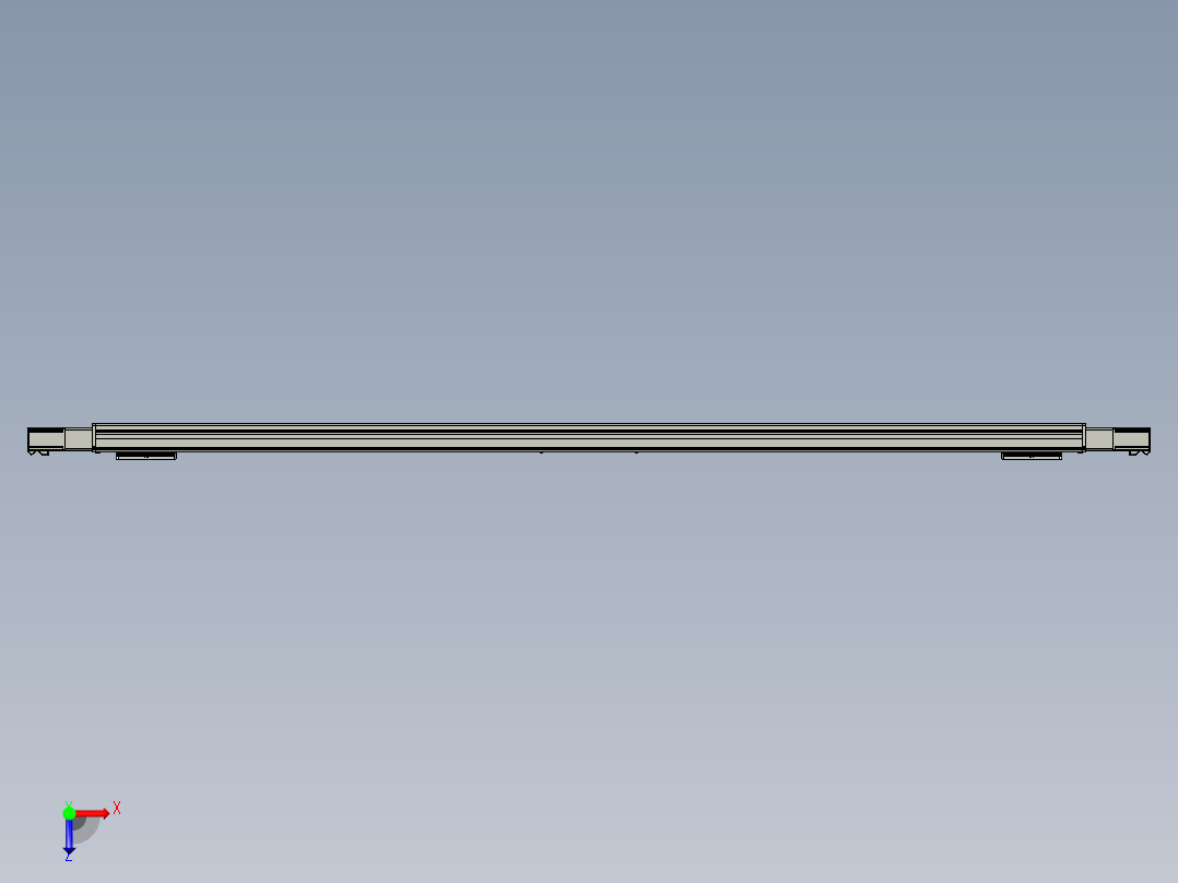 威洛博双电机滑台-VC14D2-S1050-BC-P40-C6俯视图