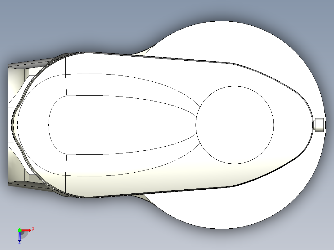IRB7600-MH3-500-255六轴工业机器人资料俯视图