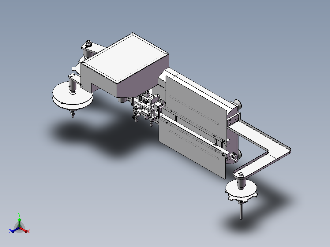 SMT编带机、半自动编带包装机正等轴测图