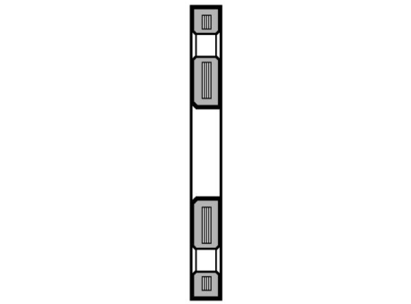 31ODB 钢芯衬环，聚丙烯玻璃钢涂层，根据DIN EN ISO 为存根泄，门。钻孔：PN 10 16到DN 150；PN 10从DN 200
