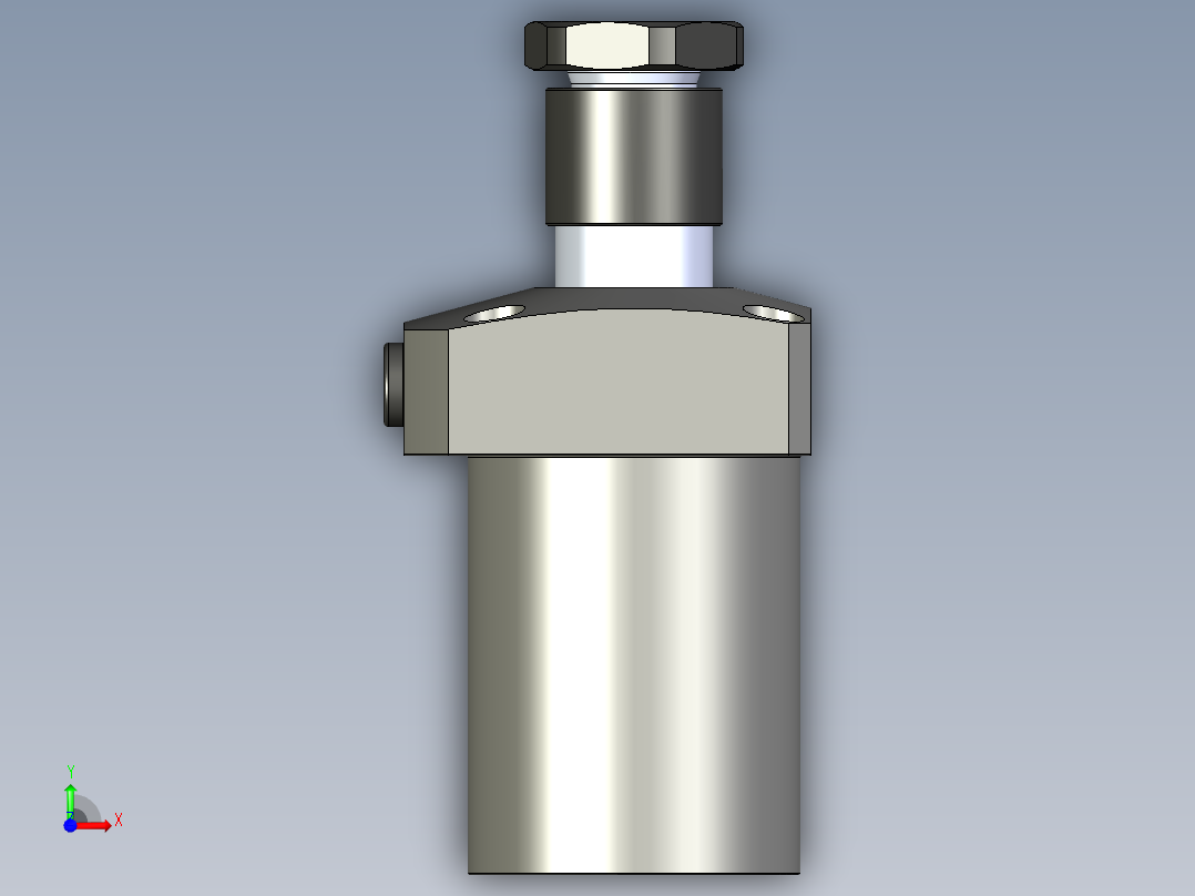 KOSMEKLHS0750-CL-Y45多系列多零件图纸模型前视图