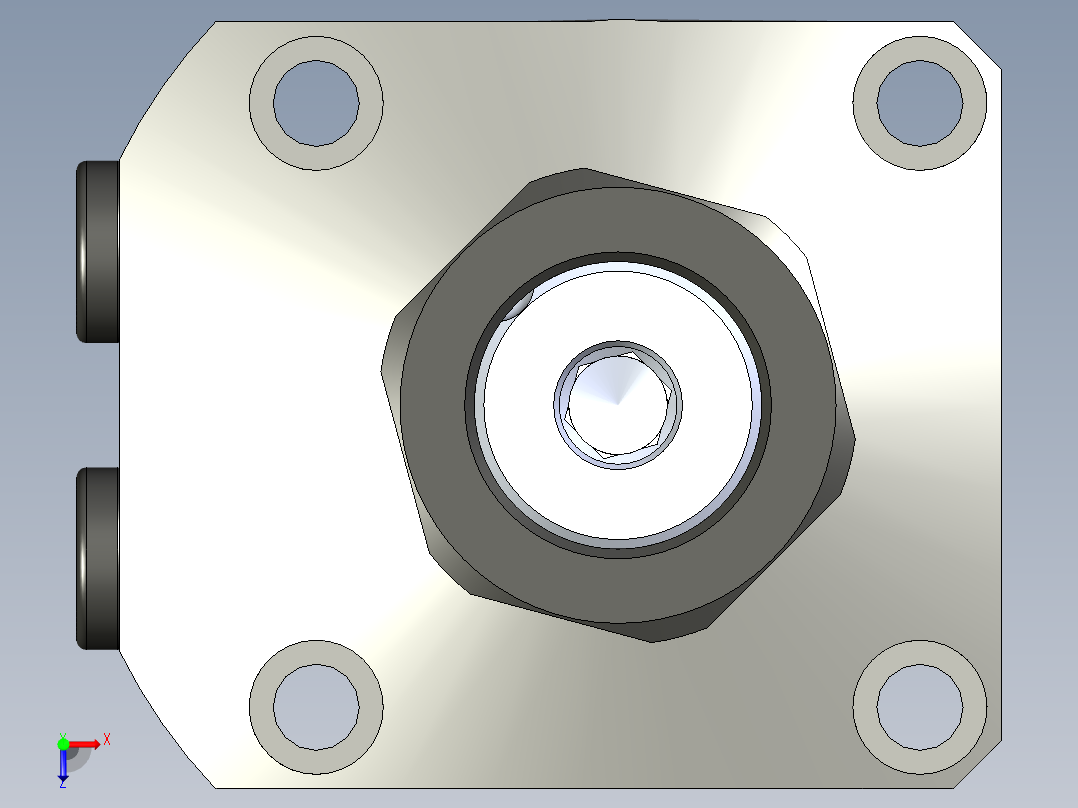 KOSMEKLHS0750-CL-Y45多系列多零件图纸模型俯视图