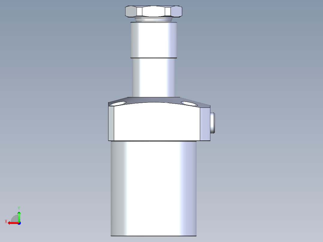 KOSMEKLHA0900-CR-Q25多系列多零件图纸模型后视图