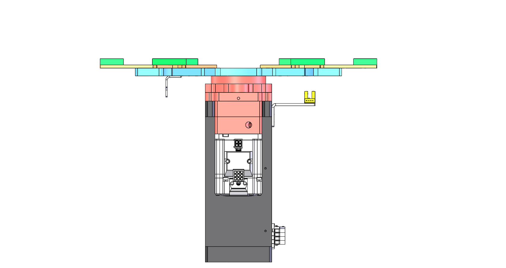 旋转作业台三维SW模型==1391681==50