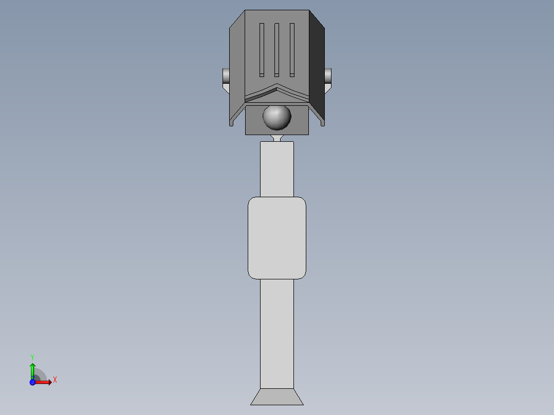 智慧园区车辆识别装置前视图
