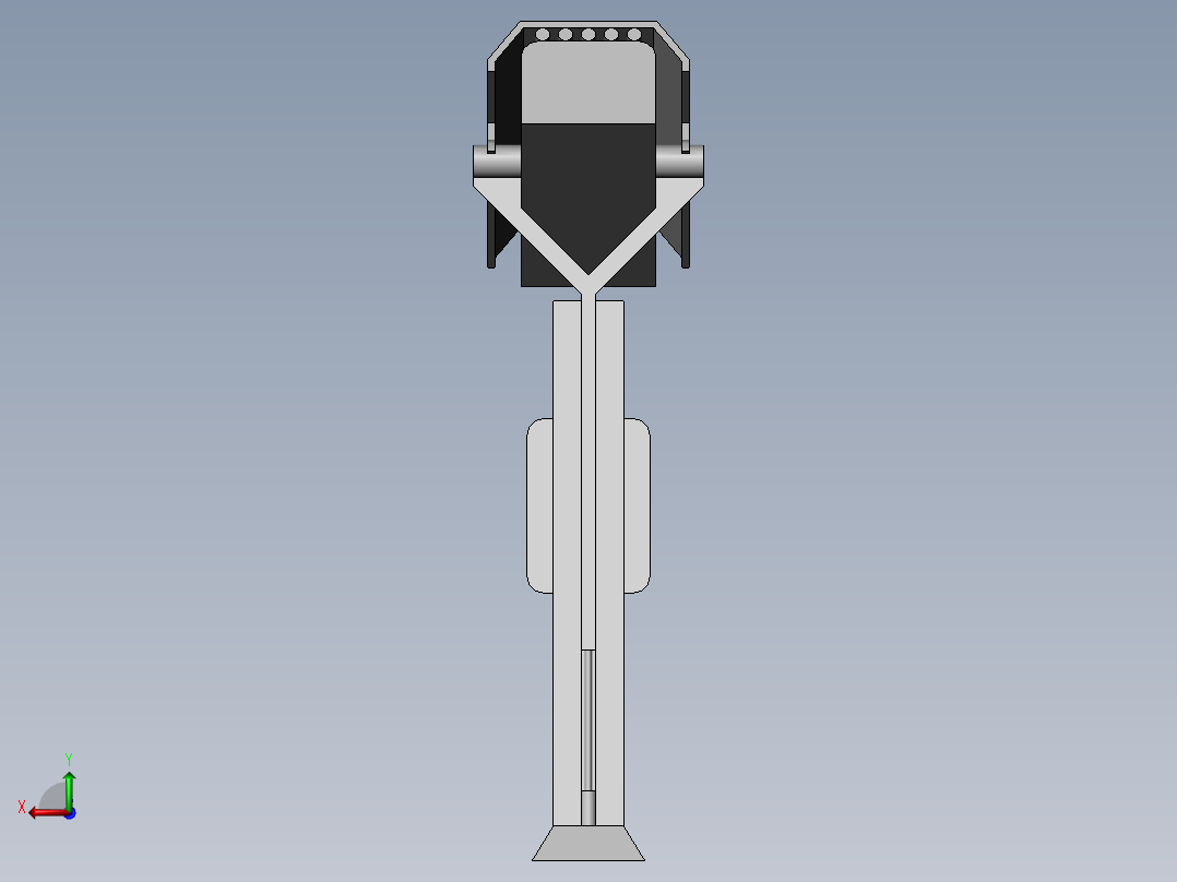 智慧园区车辆识别装置后视图