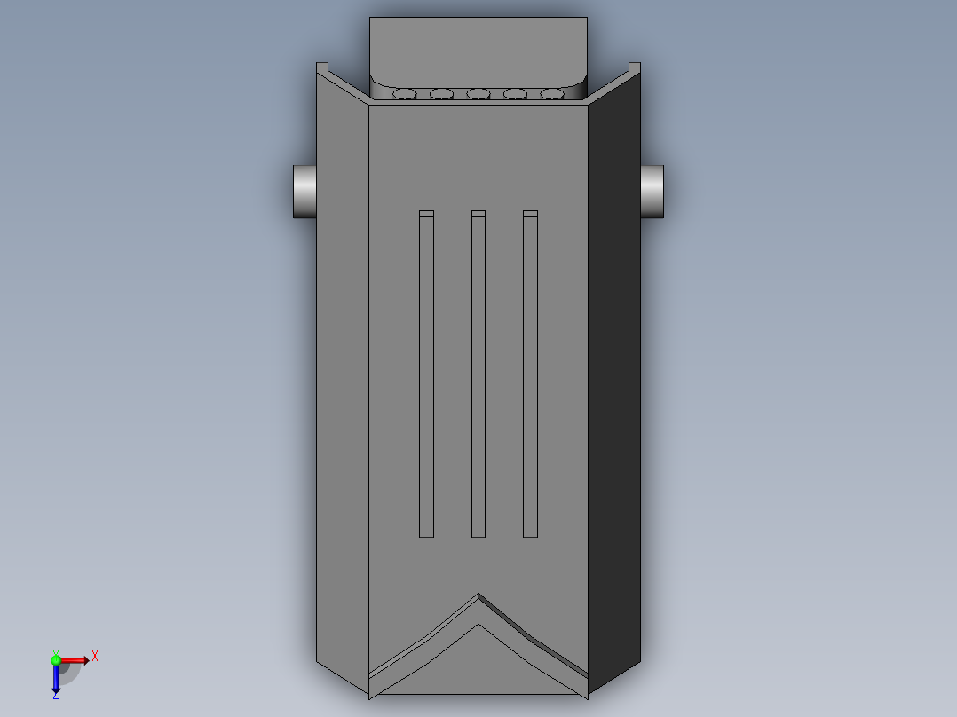 智慧园区车辆识别装置俯视图