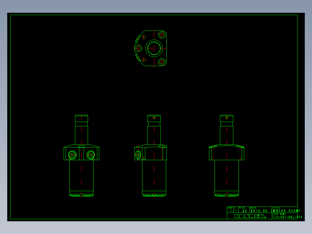 KOSMEKTLA1601-2CL-Y45多系列多零件图纸模型