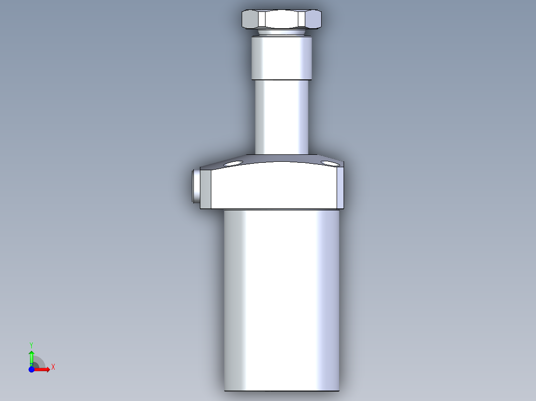 KOSMEKLHA0650-CL-Q30多系列多零件图纸模型前视图