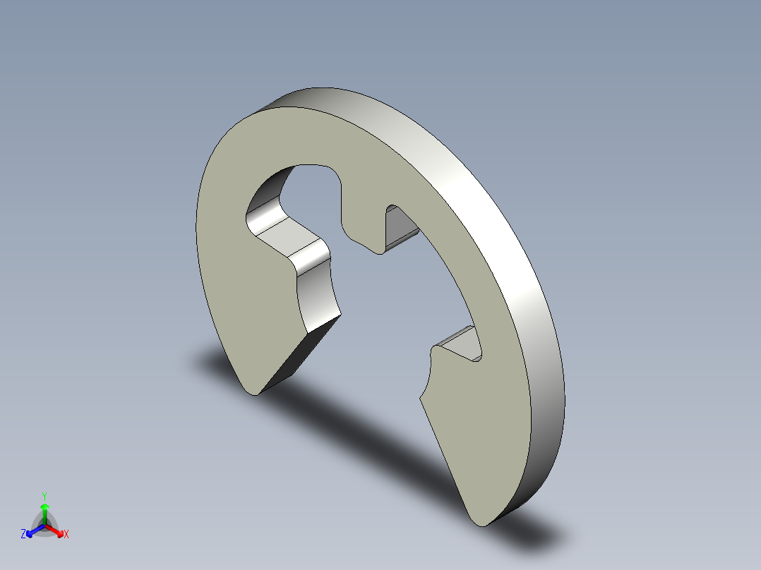 E形扣環NETW．NETWS-3D多系列多零件图纸模型