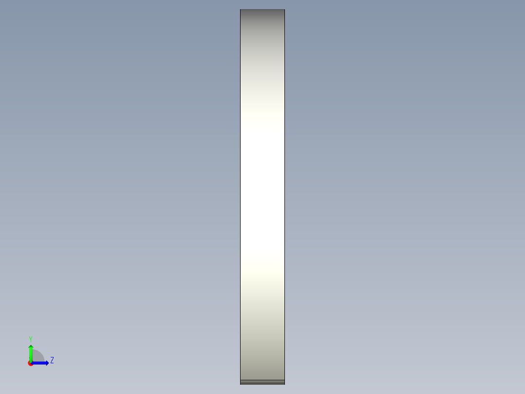 E形扣環NETW．NETWS-3D多系列多零件图纸模型左视图