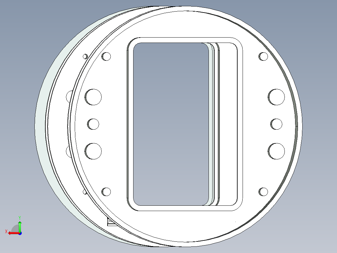 柔性承重地板的设计方案后视图
