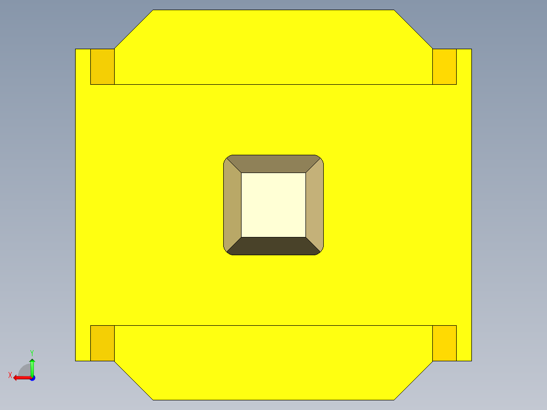彩色公头100mil（2.54mm）系列-DS1021_yellow_1x01p_100mil_Type5_rev1.0后视图