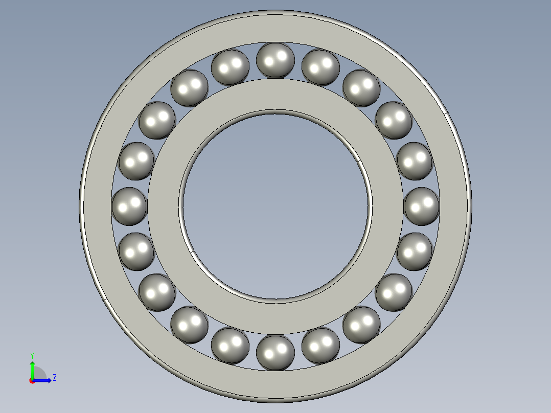 深沟球轴承6332左视图