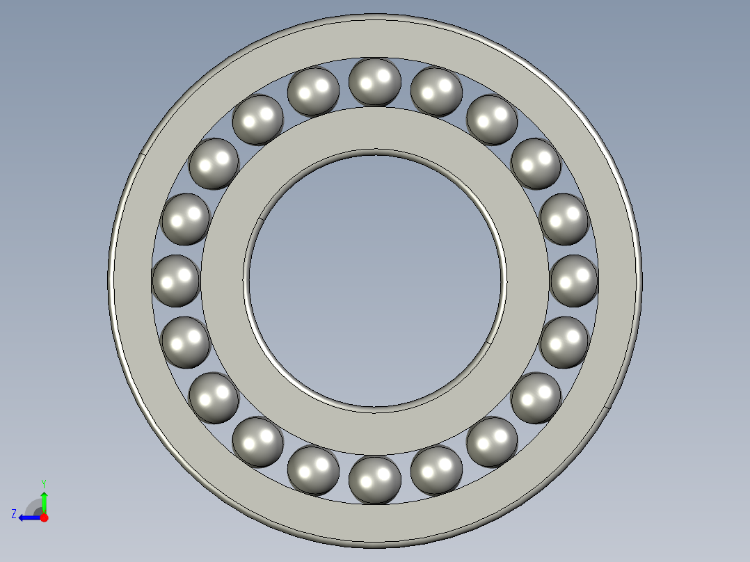 深沟球轴承6332右视图