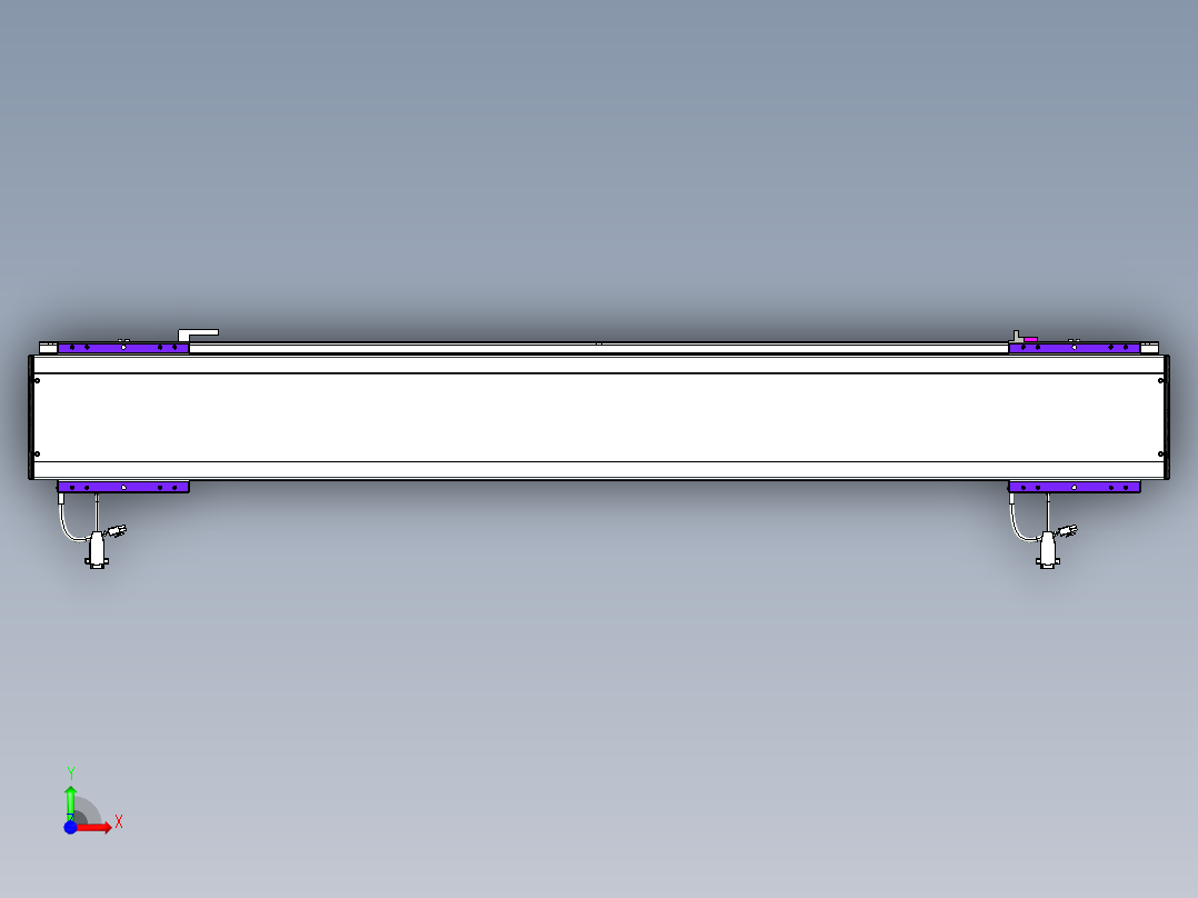 威洛博VL系列3d模型模组2VL17E2Y-S1100前视图