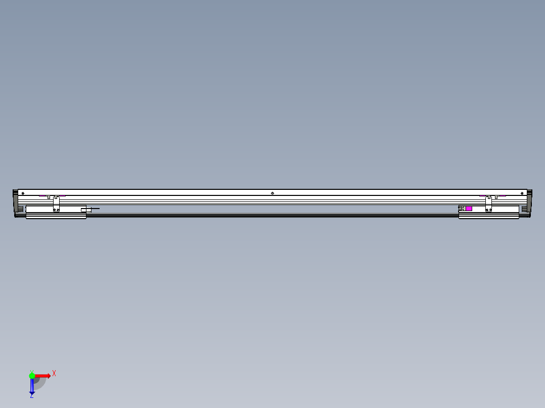 威洛博VL系列3d模型模组2VL17E2Y-S1100俯视图