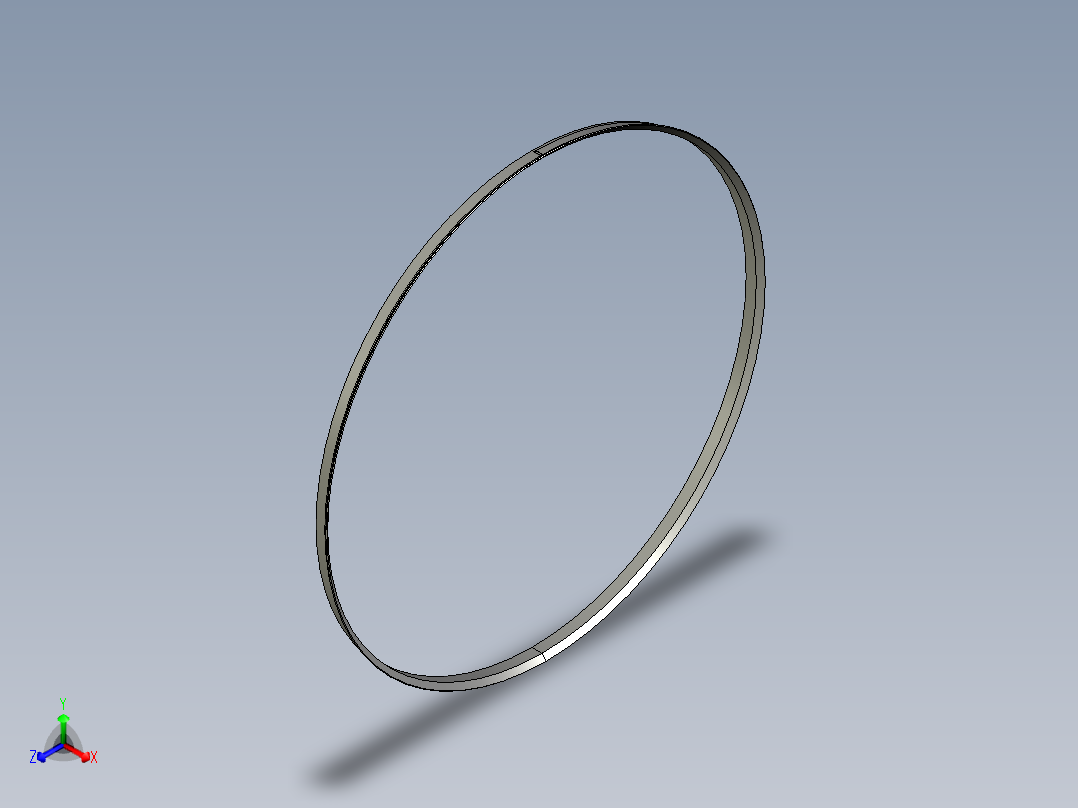 SKF轴向夹持密封CT1型<span style='color: red'>3D</span>模型IGS格式