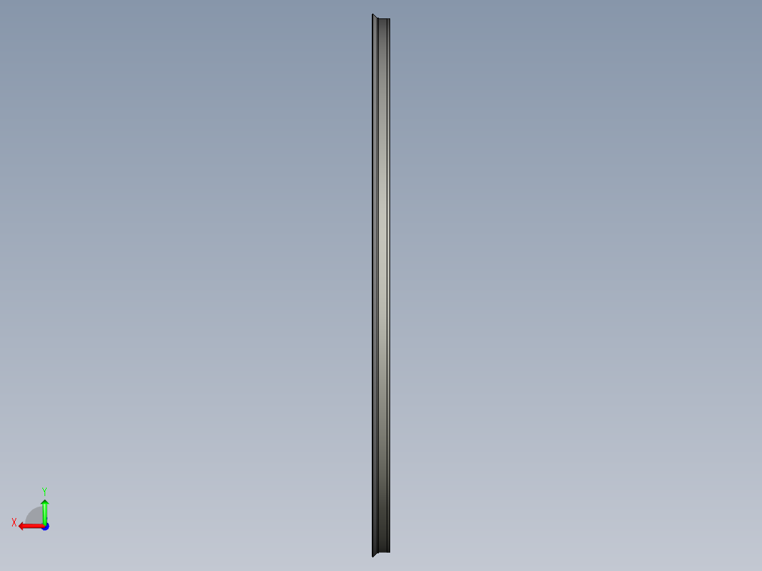 SKF轴向夹持密封CT1型3D模型IGS格式后视图